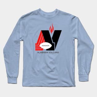 Defunct Alabama Vulcans AFA Football 1979 Long Sleeve T-Shirt